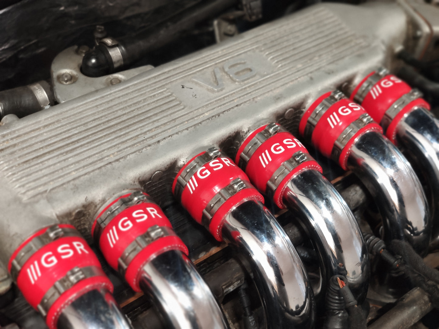 Alfa Romeo Busso V6 intake runner silicone sleeve kit
