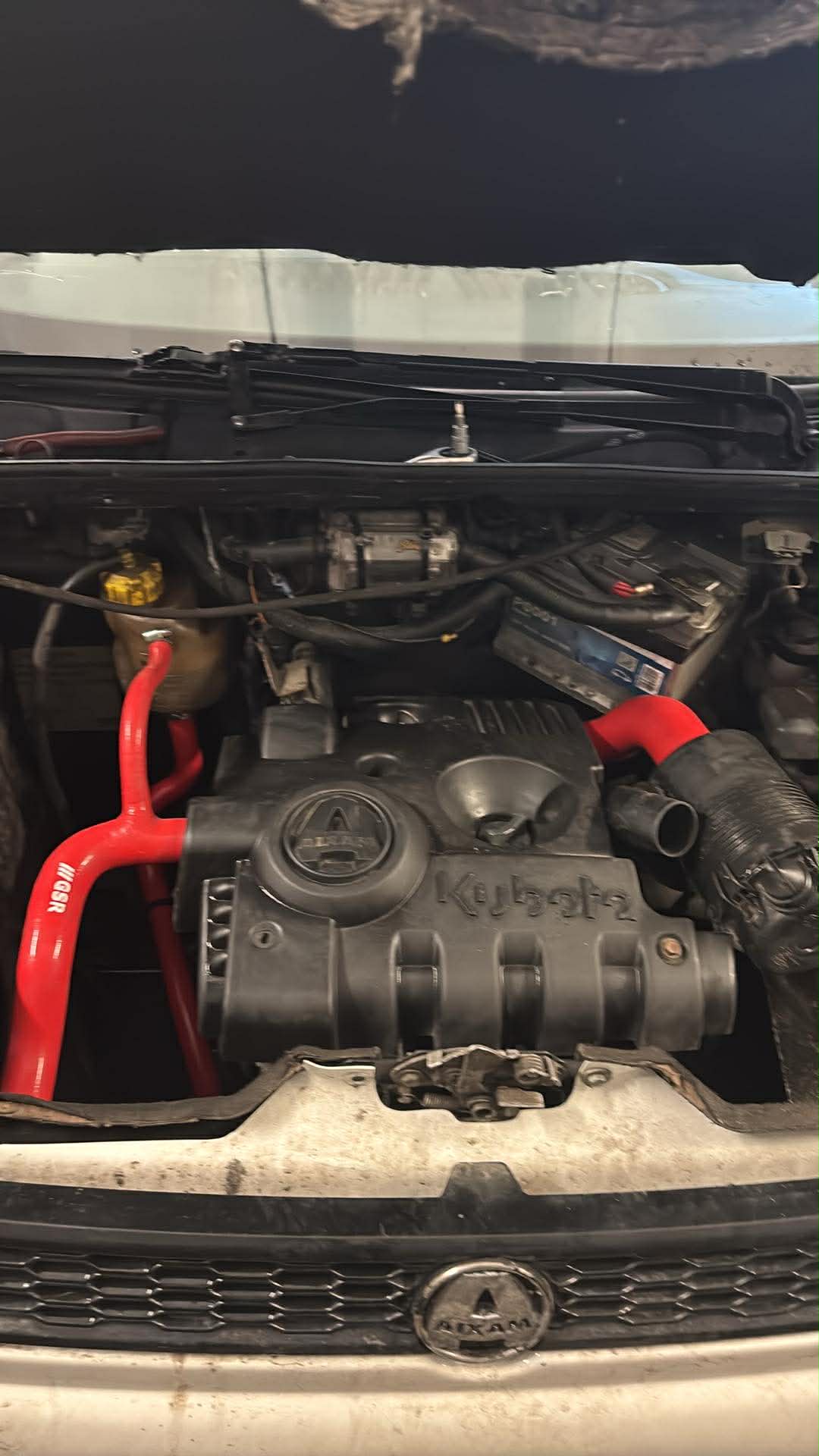 Aixam Kubota z482 silicone coolant radiator hose kit