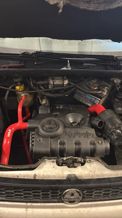 Aixam Kubota z482 silicone coolant radiator hose kit